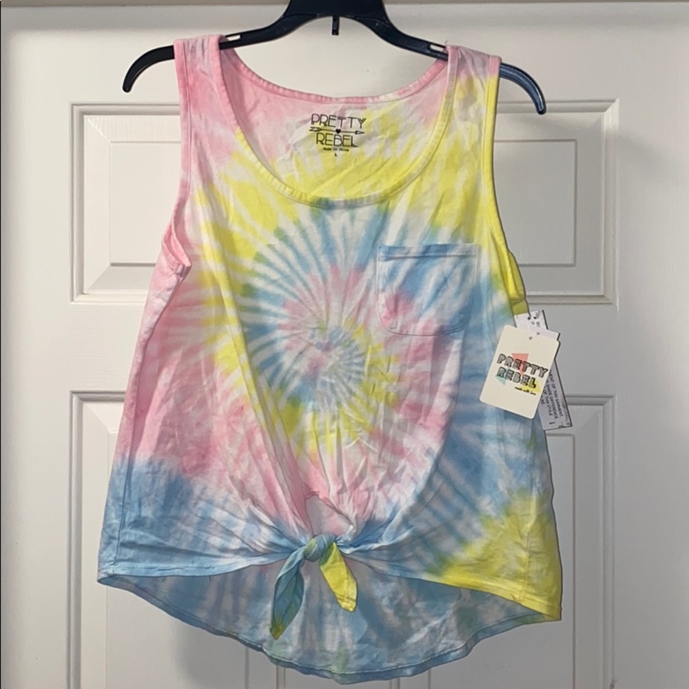Pretty Rebel tye-dye crop tank